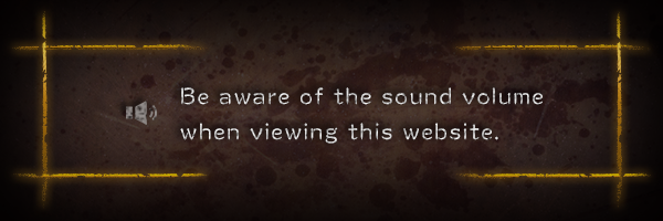 Be aware of the sound volume when viewing this website.